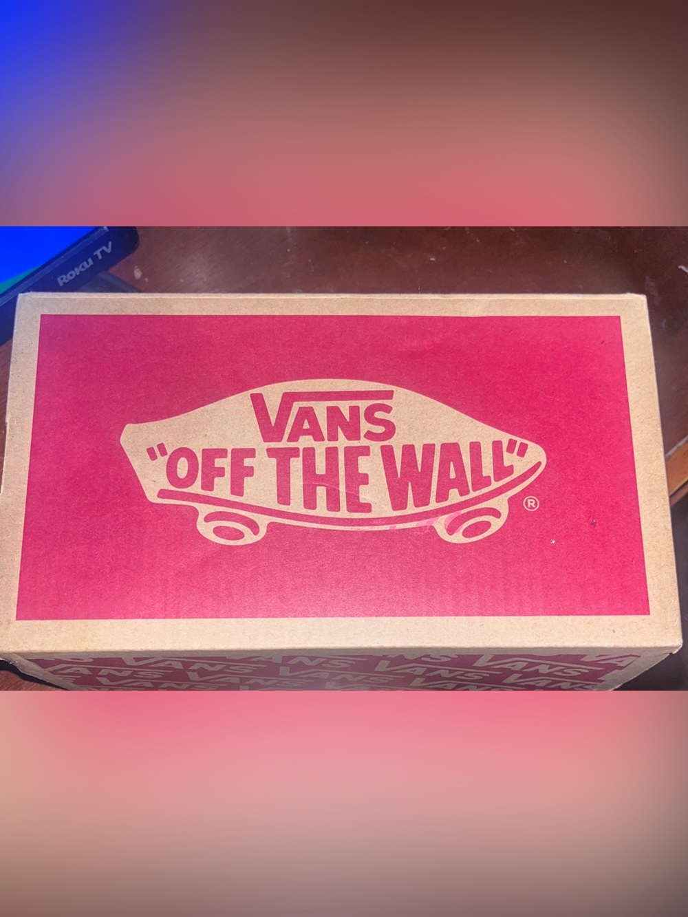Vans 'Off The Wall' Shoe Box - Red Logo